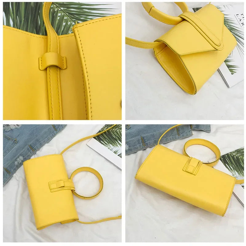 Minimalist Diagonal Designer Leather Clutch