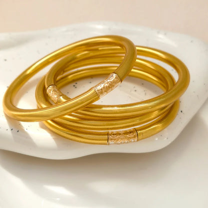 Silicone Soft Gilded Party Bangles