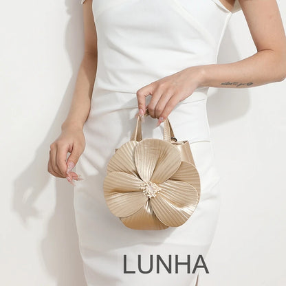3D Flora Evening Bridal Clutch