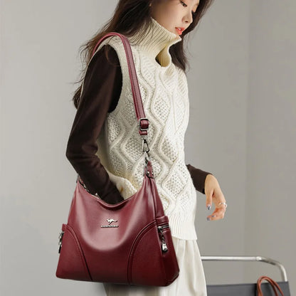 New Style Grained Messenger Bag