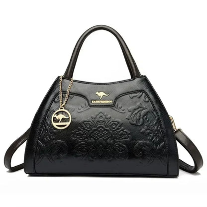 Iconic Grained Leather Crossbody Bag