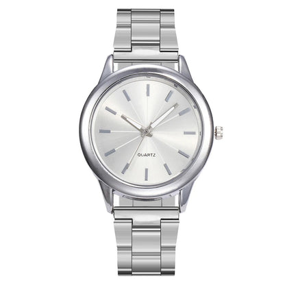 Rhinestone Gilded Mesh Bracelet Watch