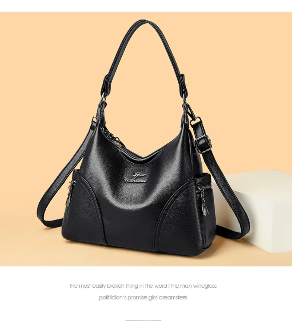 New Style Grained Messenger Bag
