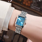Geometric Steel Band Dress Watch