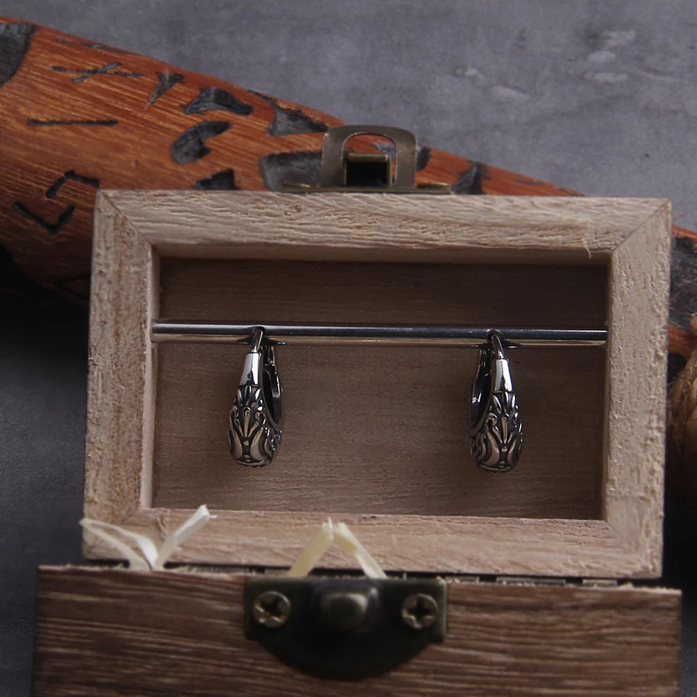 Punk Luxury Stainless Steel Hoops