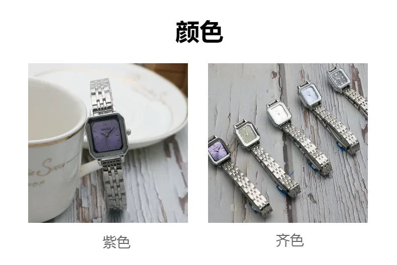 Signature Square Stainless Steel Watch
