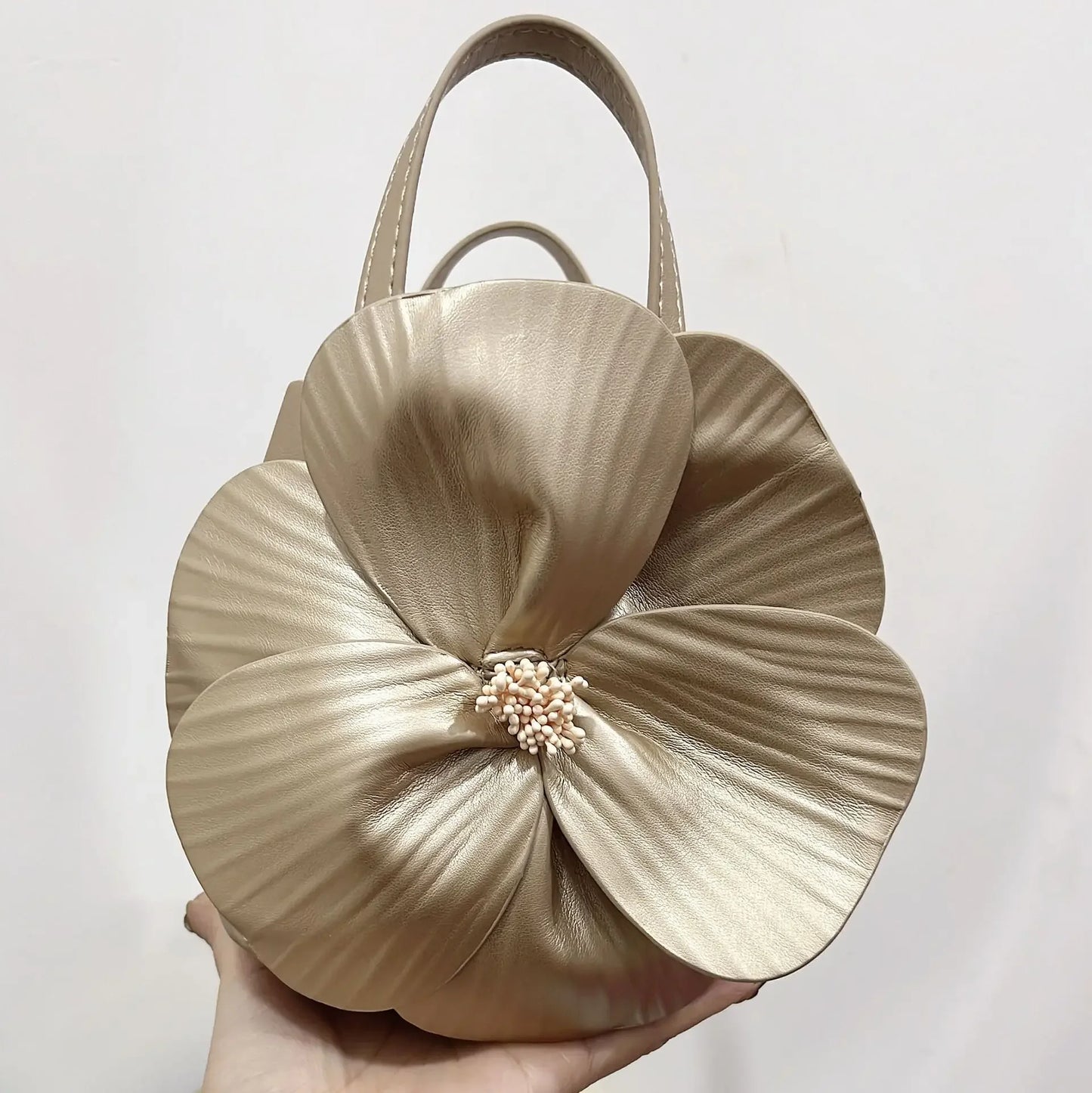 3D Flora Evening Bridal Clutch