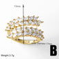 Twisted Leaf Gilded Statement Ring