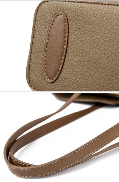 Designer Soft Leather Bucket Tote