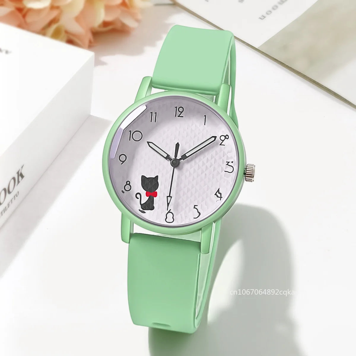 Whimsical Cat Bracelet Silicone Watch