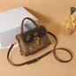 Retro Chain Linked Leather Handbag