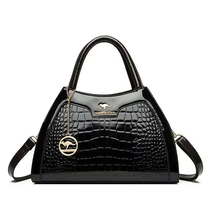 Iconic Grained Leather Crossbody Bag