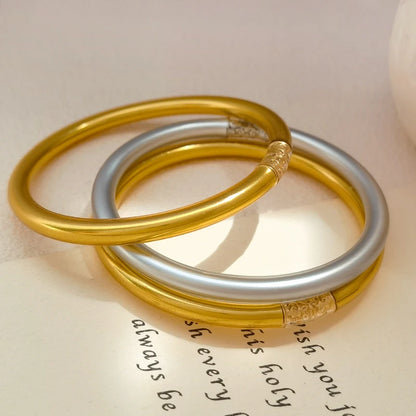Silicone Soft Gilded Party Bangles