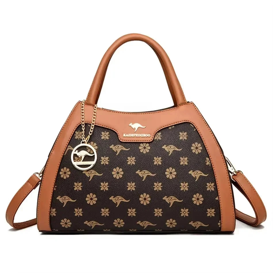 Iconic Grained Leather Crossbody Bag