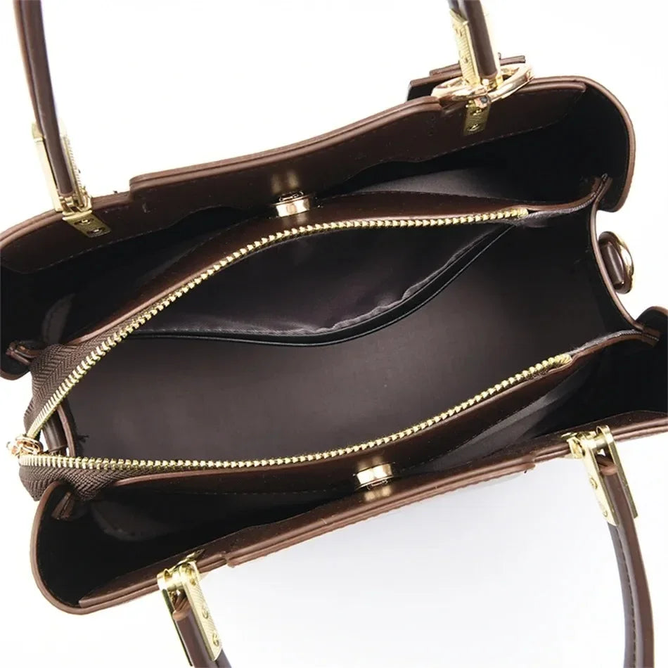 Iconic Grained Leather Crossbody Bag