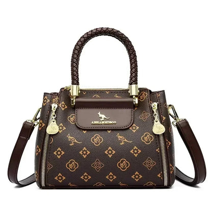 Iconic Grained Leather Crossbody Bag