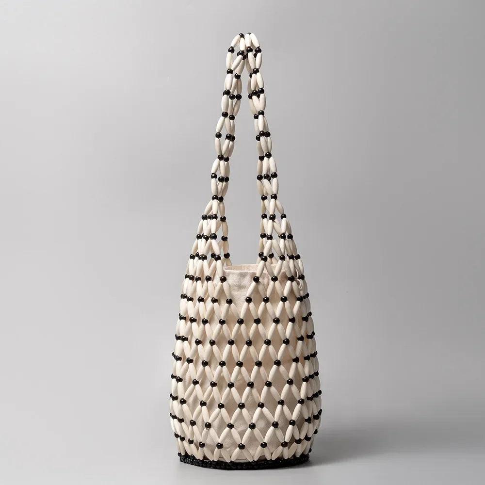 Woven Bead Hollow Artisan Bucket