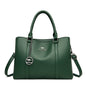 Masterpiece Grained Leather Messenger Bag