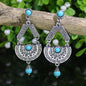 Bohemian Turquoise Water Drop Earrings