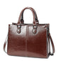 Premium Cowhide Executive Shoulder Tote