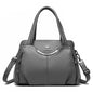 Multi-Pocket Soft Leather Designer Tote