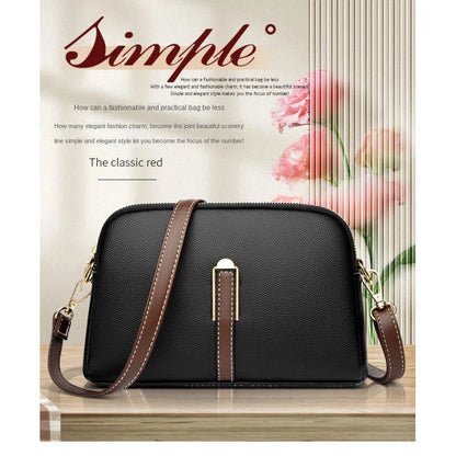 Designer Flap Cowhide Messenger Bag