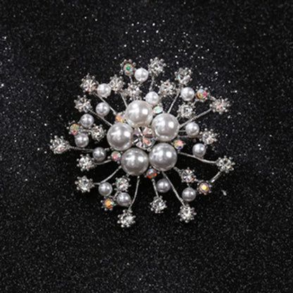 Rhinestone Ginkgo Crystal Office Brooch