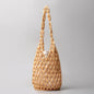 Hand-Beaded Exquisite Wooden Tote