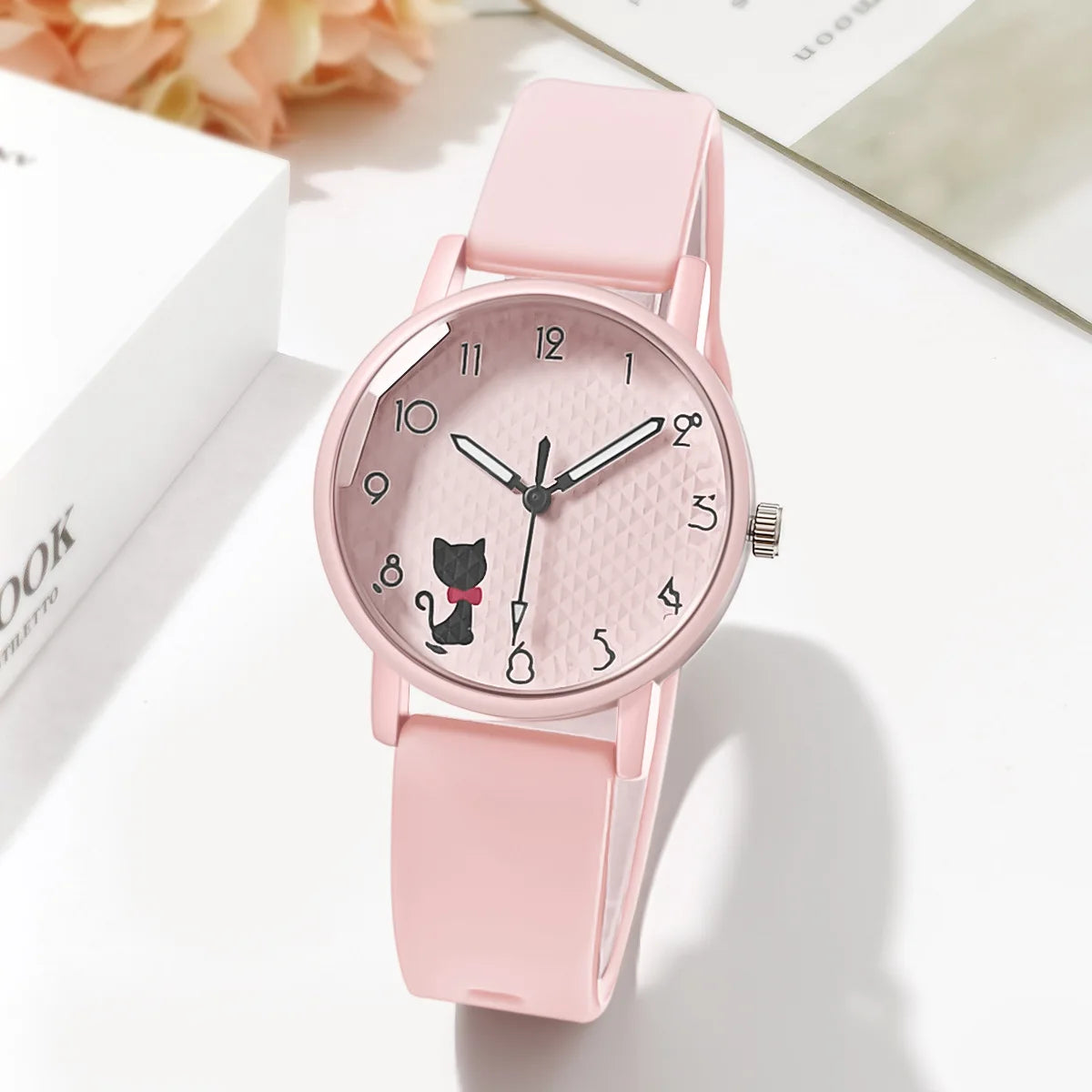 Whimsical Cat Bracelet Silicone Watch