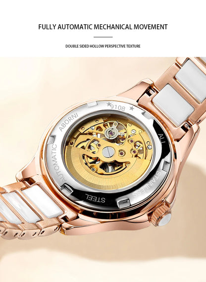 Stainless Steel Automatic Mechanical Watch