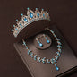 Dubai Royal Crystal Tiara Set