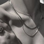 Double Layer Snake Chain Necklace