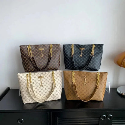 Textural Soft Leather Hanging Tote