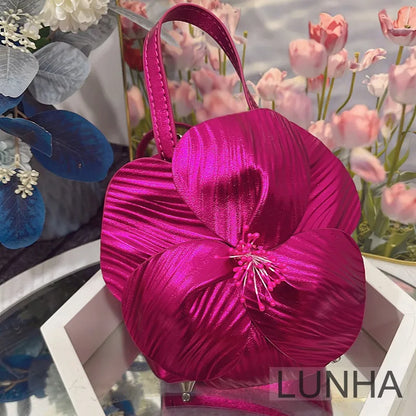 3D Flora Evening Bridal Clutch