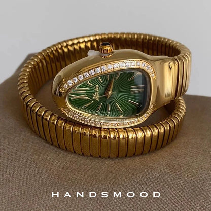Serpentine Motif Light Luxury Watch