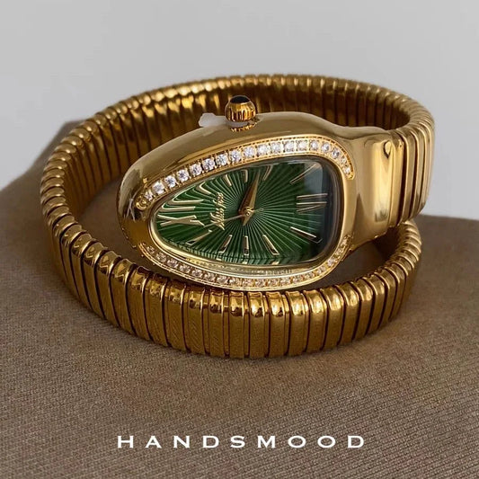 Serpentine Motif Light Luxury Watch