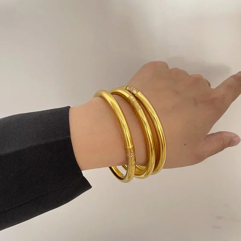 Silicone Soft Gilded Party Bangles
