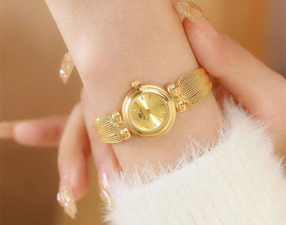 Temperament Gold Waterproof Jewelry Watch