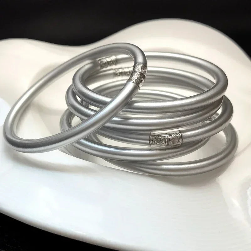 Silicone Soft Gilded Party Bangles