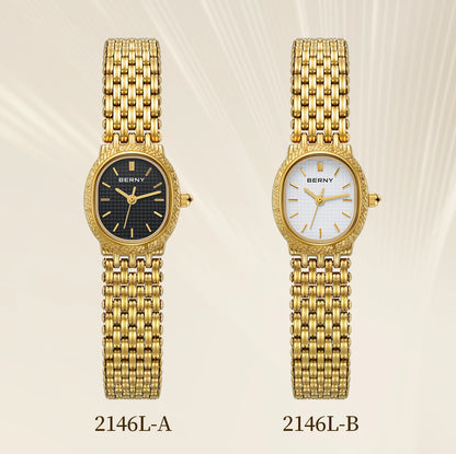 Gilded Brilliance Jewelry Bracelet Watch