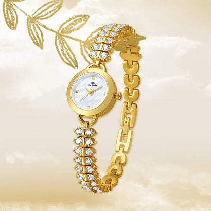 Diamond Encrusted Petite Chain Watch