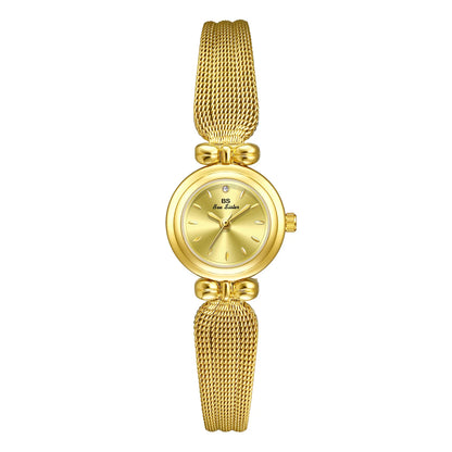 Temperament Gold Waterproof Jewelry Watch