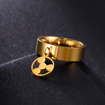 Minimalist Floral Stainless Steel Ring