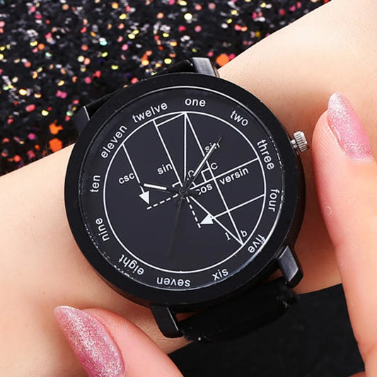 Mathematical Formula Creative Dial Watch