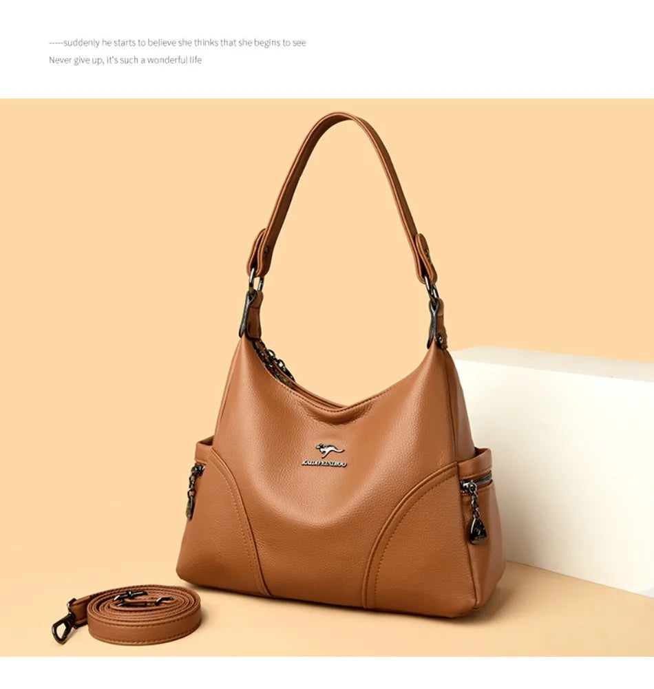 New Style Grained Messenger Bag