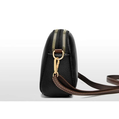Designer Flap Cowhide Messenger Bag
