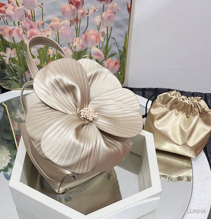 3D Flora Evening Bridal Clutch
