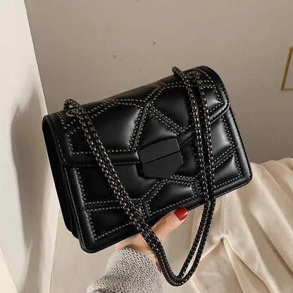 Rivet Vintage Chain Crossbody Bag