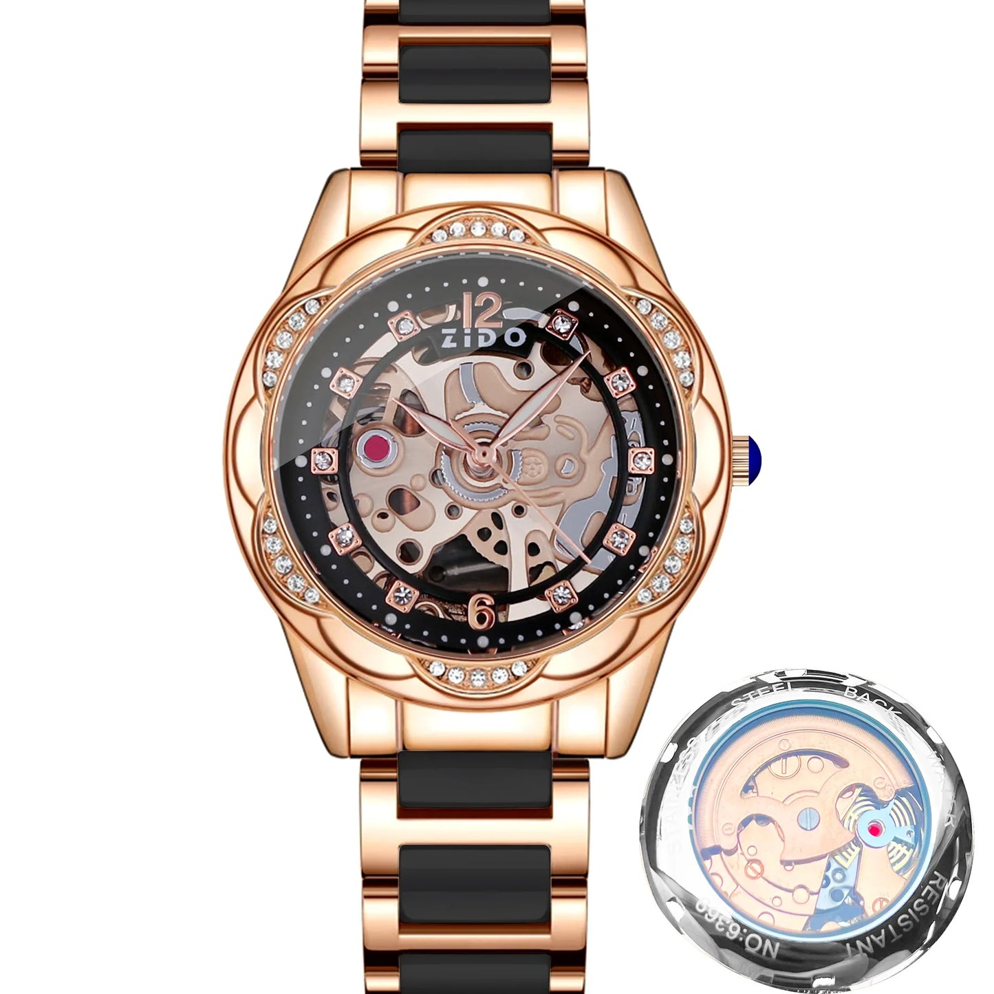Stainless Steel Automatic Mechanical Watch