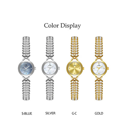Diamond Encrusted Petite Chain Watch